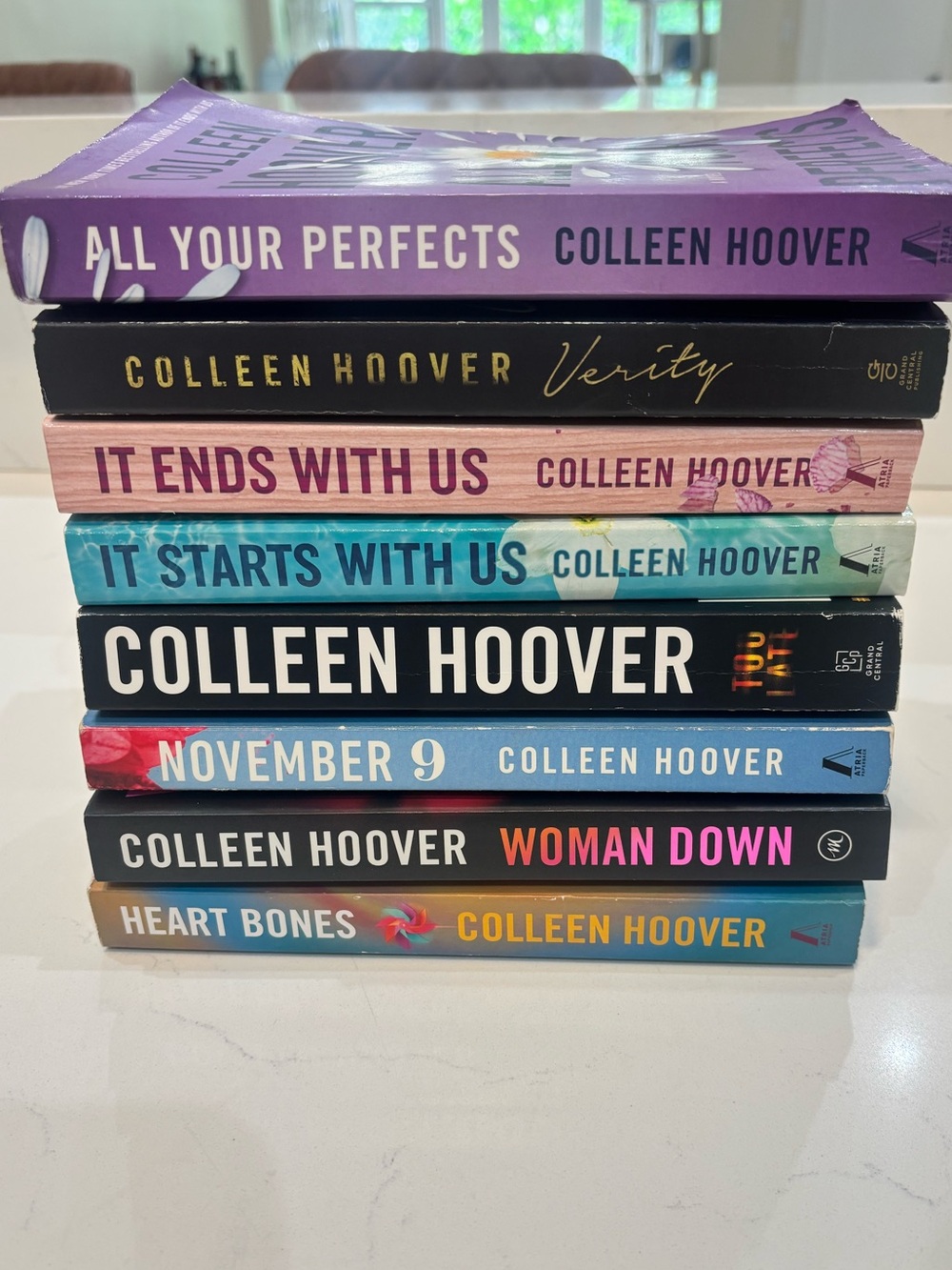 Lot of 8 Colleen Hoover Paperback Book Stack